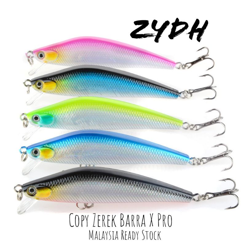 Gewang Aiz Zerek Barra Minnow / Barra Hunter / Gewang killer siakap / เหยื่อตกปลาปลาซิว / umpan teru