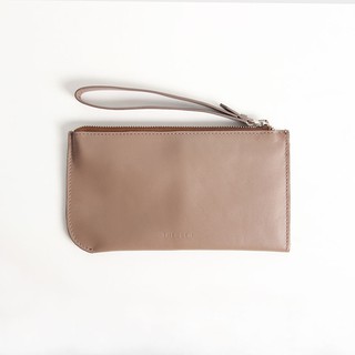 THEOREM กระเป๋าสตางค์ทำจากหนังแท้ รุ่น ARC2 wallet mini purse - สีน้ำตาล