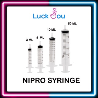 ไซริงค์ / กระบอกฉีดยา TERUMO/ NIPRO SYRINGE 3 / 5 / 10 / 20 ml