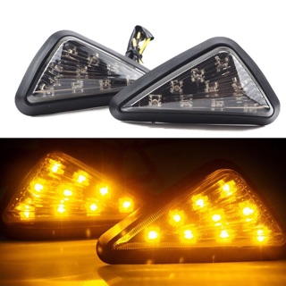 ไฟสัญญาณ LED ทรงสามเหลี่ยม 3 Segi RS-X RSX RS150 RS150R FZ150 R15 สําหรับรถจักรยาน