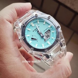 G-Shock Casioak AP Style Tiffany Blue Dial Jelly Fish Strap สายใส แต่งจาก G-Shock ของแท้ รับประกัน 1 ปี