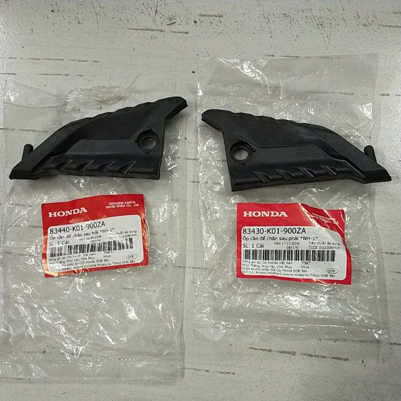 ฝาครอบพักเท้าหลังพลาสติก SH 125 150 Vietnam Sh 300i 300 i 350 350 i