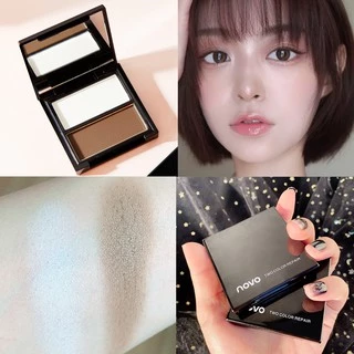 เฉดดิ้งไฮไลท์ Novo [5369] Shading Highlight คอนทัวร์หน้าแบบตลับ พร้อมกระจกในตัว