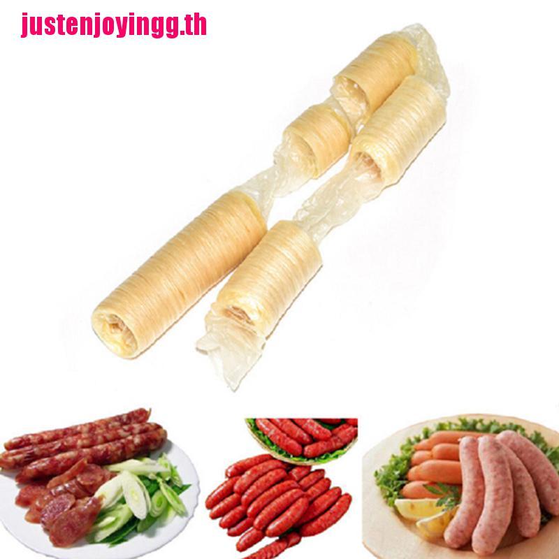 14m Collagen Sausage Casings Skins 24mm Long Small Breakfast Sausages Tools EP