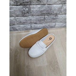 XX92-416 รองเท้าหนังแท้ เปิดส้น หนังนิ่มใส่สบาย มี 5 สี หลายไซส์ให้เลือก