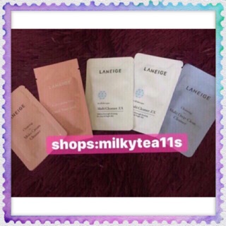 Laneige Multi Deep Clean Cleanser (4ml) คลีนเซอร์ทำความสะอาดผิวหน้าอย่างล้ำลึก [Cleansing Foam]