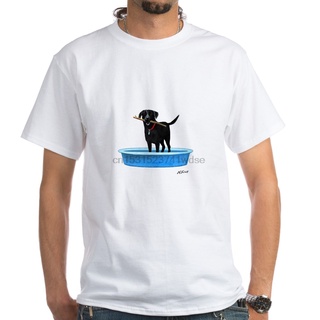 เสื้อยืด ผ้าฝ้าย 100% พิมพ์ลายกราฟฟิค Labrador Retriever In Kiddie สีดํา สําหรับเด็กS-5XL