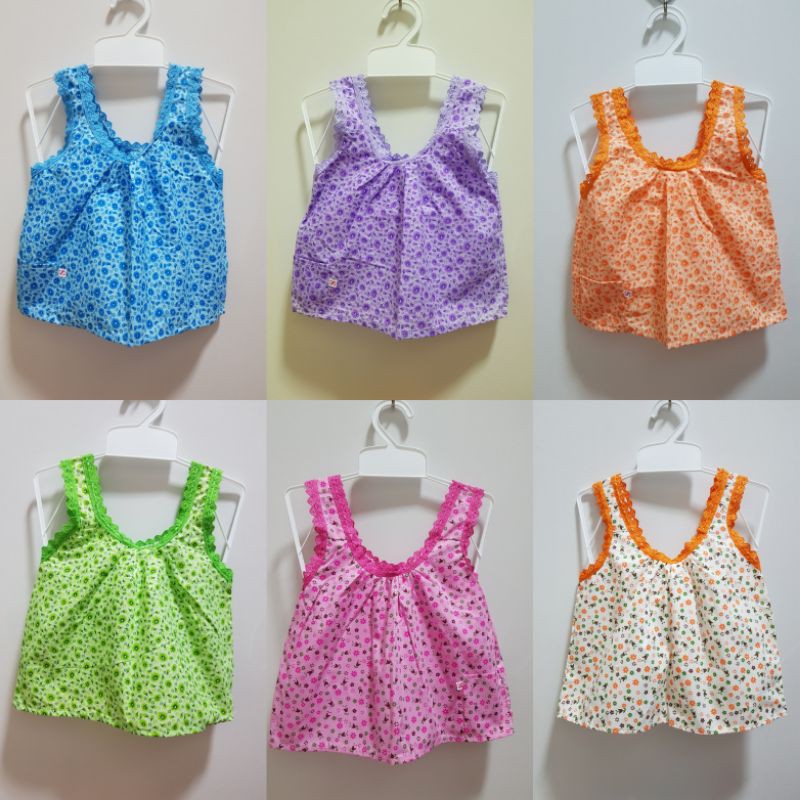 Sale พร้อมส่ง เสื้อคอกระเช้า เด็ก 3 เดือน - 5 ขวบ ผลิตในไทย