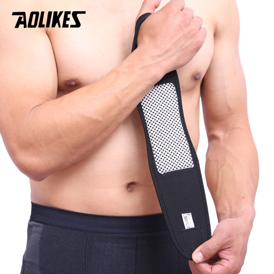 Aolikes สายรัดข้อมือ แม่เหล็ก ป้องกันความเย็น แบบมืออาชีพ 1 คู่