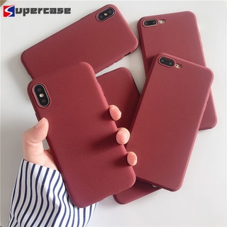 Redmi 8A Note 8 7 6 Pro Solid Color Phone Case Silicone Cover Cute Candy Color Soft Casing