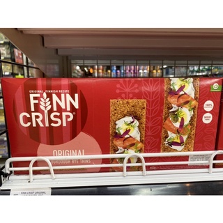 Finn Crisp Original Rye Crispbread 400 g. ขนมแป้งข้าวไรย์ อบกรอบ รสดั้งเดิม ออริจินัล ไรย์ คริสป์เบรด