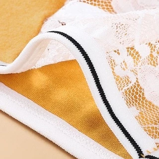 🌟พร้อมส่ง🌟 กางเกงใน ผ้านิ่มใส่สบาย ดีเทลลายดอกไม้น่ารัก B57
