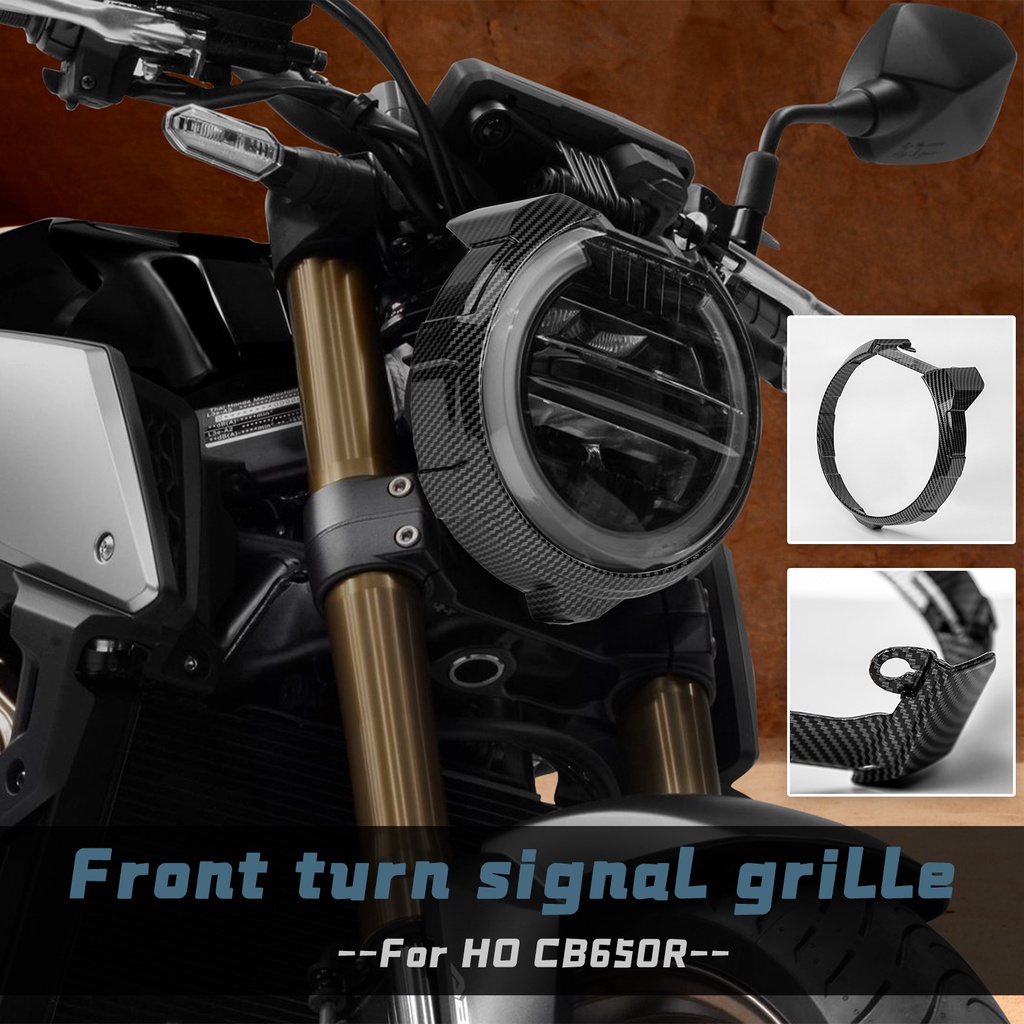 Ljbkoall ฝาครอบไฟหน้ารถจักรยานยนต์ อุปกรณ์เสริม สําหรับ Honda CB 650 R CB 650R 2019 2020 2021 2022 2023 CB650R