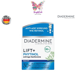 ครีมบำรุงผิว ลดริ้วรอย - กลางคืน Diadermine Lift+ Phytinol Anti-Age Night Cream 50 ml