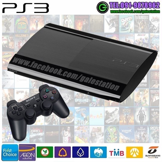 PS3 super slim เล่นเกมส์ในเครื่อง refurbished