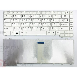 KEYBOARD TOSHIBA Satellite C600 C640 L640 L645 L635 L730 L735 L745 (ไทย-อังกฤษ)​