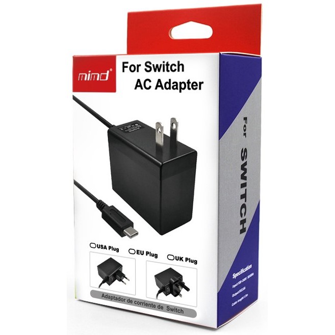 MIMD หม้อแปลง Nintendo Switch (AC Adapter)(สายชาร์จ Nintendo Switch)(ที่ชาร์จ Switch)(ที่ชาร์จสวิต)(หม้อแปลง Switch)