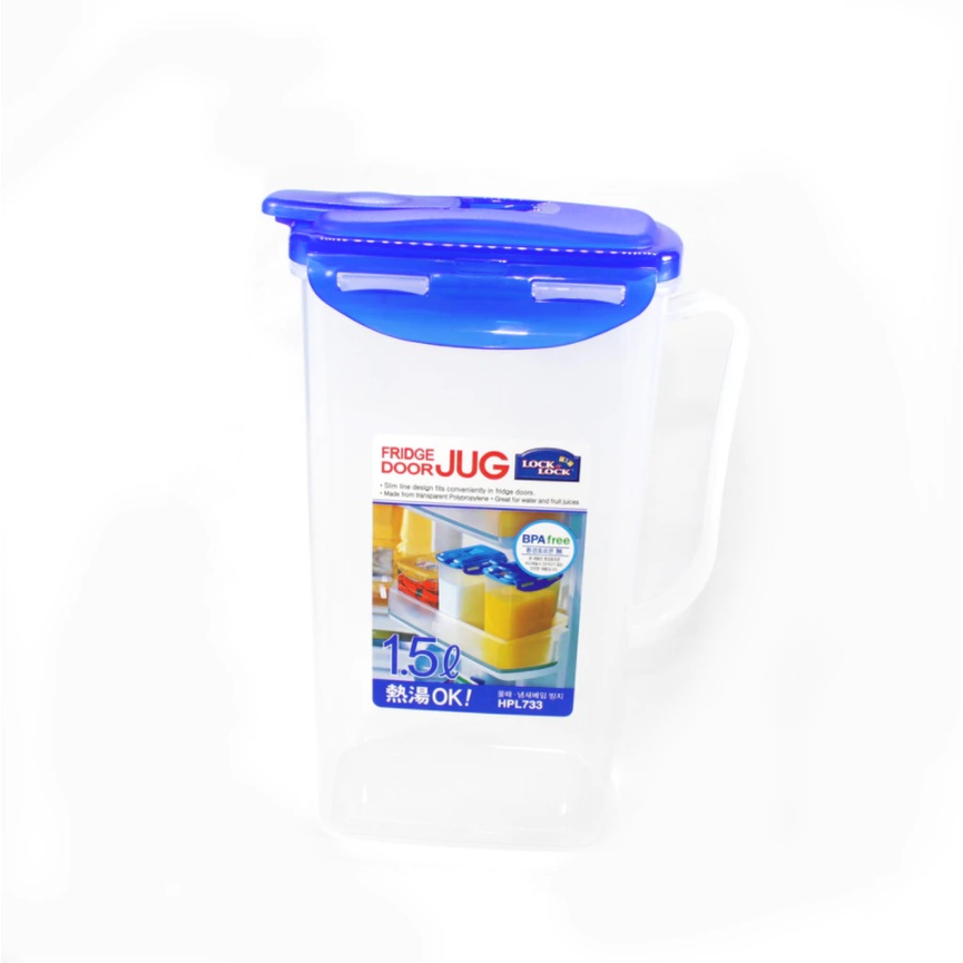 LocknLock Official FRIDGE DOOR JUG 1.5L ประหยัดพื้นที่และจัดระเบียบในตู้เย็น