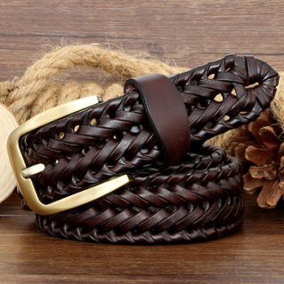 Fin 1 เข็มขัดผู้ชาย เข็มขัดหนังแท้ เข็มขัดหนัง Genuine Leather Belt 1930 1931