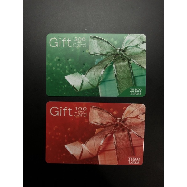 [พร้อมส่ง] Gift Card Lotus bigc บัตรกำนัลโลตัส 100,200,300,500 บาท