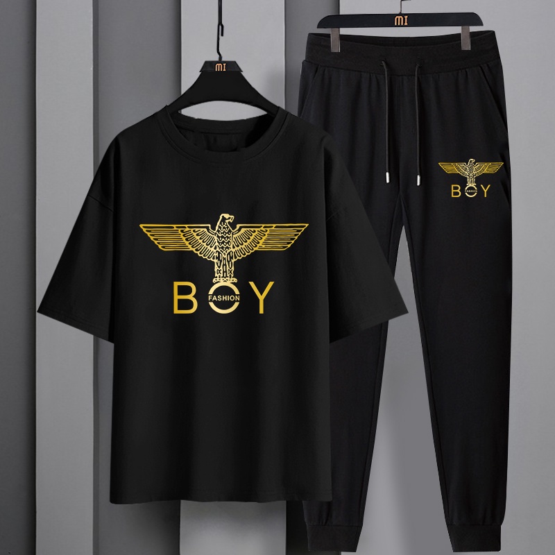 #D218+CKH218B(สิงค้าขายดี)ชุดเสื้อยืดแขนสั่ง+กางเกงขายาว.ใส่ได้ทั้งชายและหญิง.ผ้านุ่มใส่สบายฯ