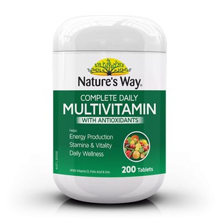 วิตามินรวม Nature’s Way Complete Daily Multivitamin with Oxidants Exp.12/24