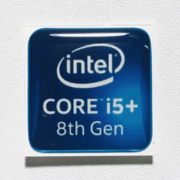 สติ๊กเกอร์ INTEL CORE i5+ 8th Gen 2015