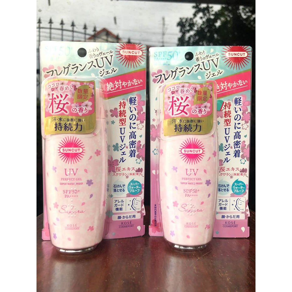 Kose Suncut UV Perfect Gel ☀️  🌸SAKURA 🌸
