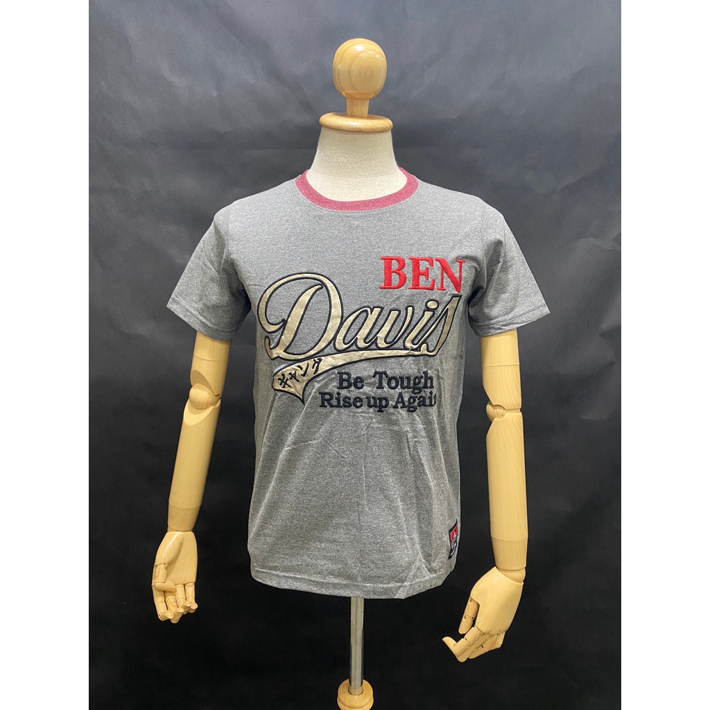 เสื้อยืดคอกลม งานปัก Ben Davis 35 evolution สายสเกตไม่ควรพลาด Skate Surf skate Red Ben Gold Davis ja