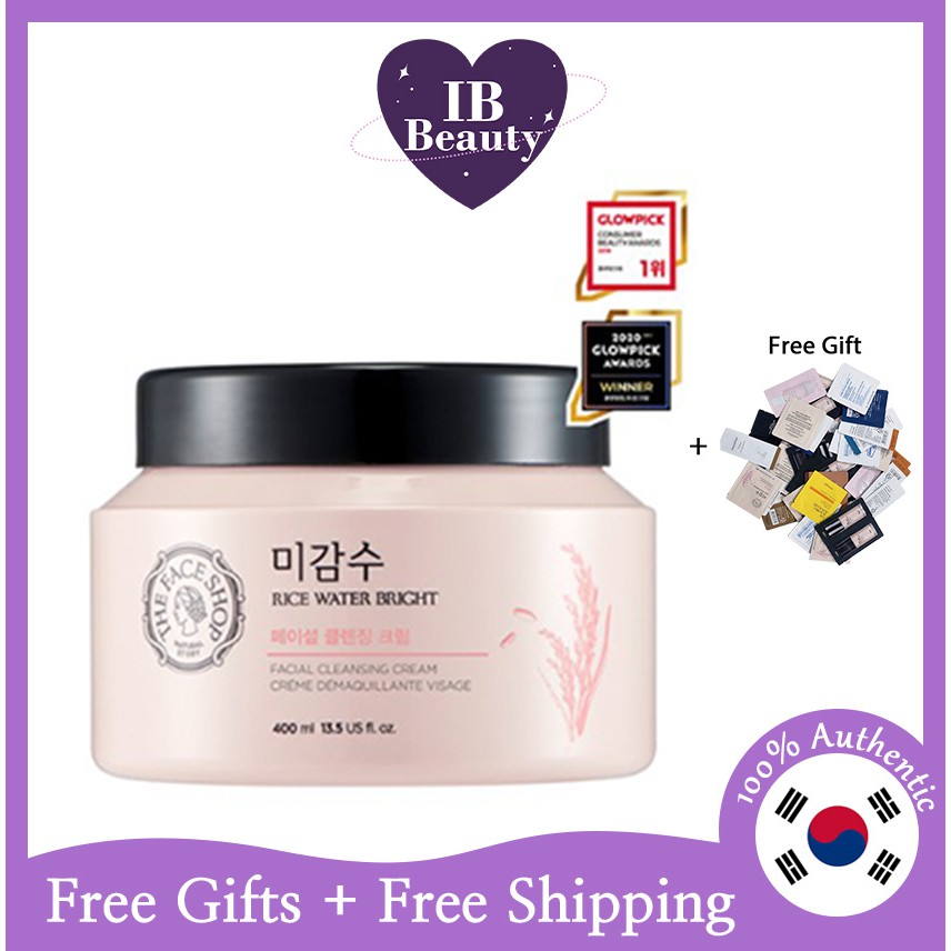The Face Shop ผลิตภัณฑ์ทําความสะอาดผิวหน้า เพิ่มความกระจ่างใส ขนาด 400 มล. 200 มล.