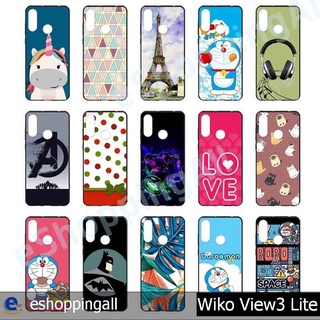 เคส wiko view3 lite ชุด 2 เคสมือถือกรอบยางลายการ์ตูนพร้อมส่ง กรอบมือถือส่งของในไทย