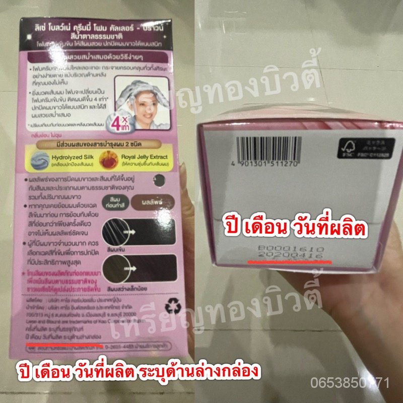 ลิเซ่ โบลว์เน่ ครีมมี่ โฟม คัลเลอร์ Liese Blaune Creamy Foam Color โฟมเปลี่ยนสีผม ปิดผมขาว ปิดหงอก F