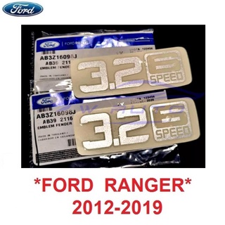 ศูนย์แท้ 2ชิ้น สติ๊กเกอร์ 3.2 6 speed สีดำ FORD RANGER 2012 - 2019 ฟอร์ด เรนเจอร์  #AB392116C144GA sticker สติ๊กเกอร์