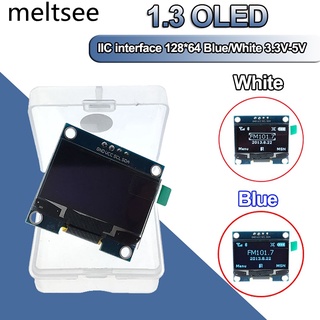 โมดูลหน้าจอ OLED 4PIN 1.3 inch 128X64 1.3 นิ้ว OLED LCD LED 1.3 นิ้ว IIC I2C สีขาว สีฟ้า