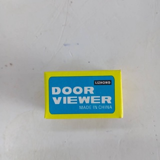 LIZHONG ตาแมว ตาแมวประตู DOOR VIEWER 180 องศา รมดำ D-03 กล่องสีฟ้า