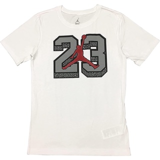 HH เสื้อยืดแขนสั้น Nike Air Jordan Boys Jumpman Logo T Shirt Mens Womens T-shirts คอกลม