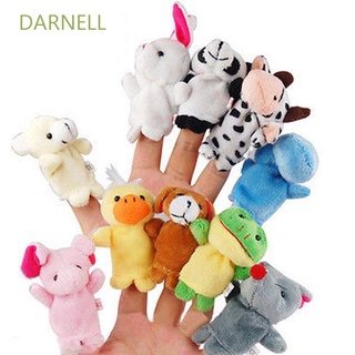 Darnell ตุ๊กตาหุ่นมือตุ๊กตาครอบครัวน่ารัก 10 ชิ้น/ชุดของเล่นเสริมการเรียนรู้เด็ก