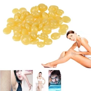 เม็ดแว็กซ์ Wax แว๊กซ์กำจัดขน เกรดพรีเมียม ขนาด100g. แว๊กซ์ร้อน ละลายไว สูตรน้ำผึ้ง Honey Hard wax Bean