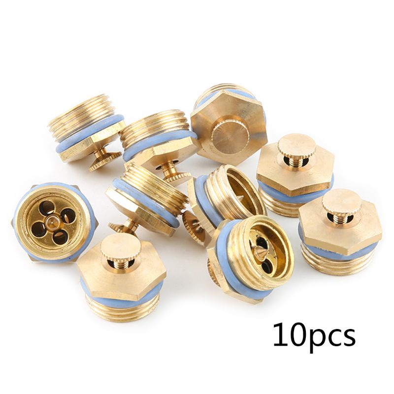 CH * ชุด 10 ชิ้น 360 องศาสวน Sprinkle Connector Thread Water Sprinkler ชลประทาน