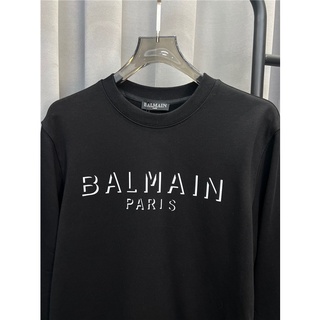 Balma1n ใหม่ เสื้อกันหนาวแขนยาว ผ้าฝ้าย พิมพ์ลายตัวอักษร แฟชั่นฤดูใบไม้ร่วง และฤดูหนาว 2022 S-4XL