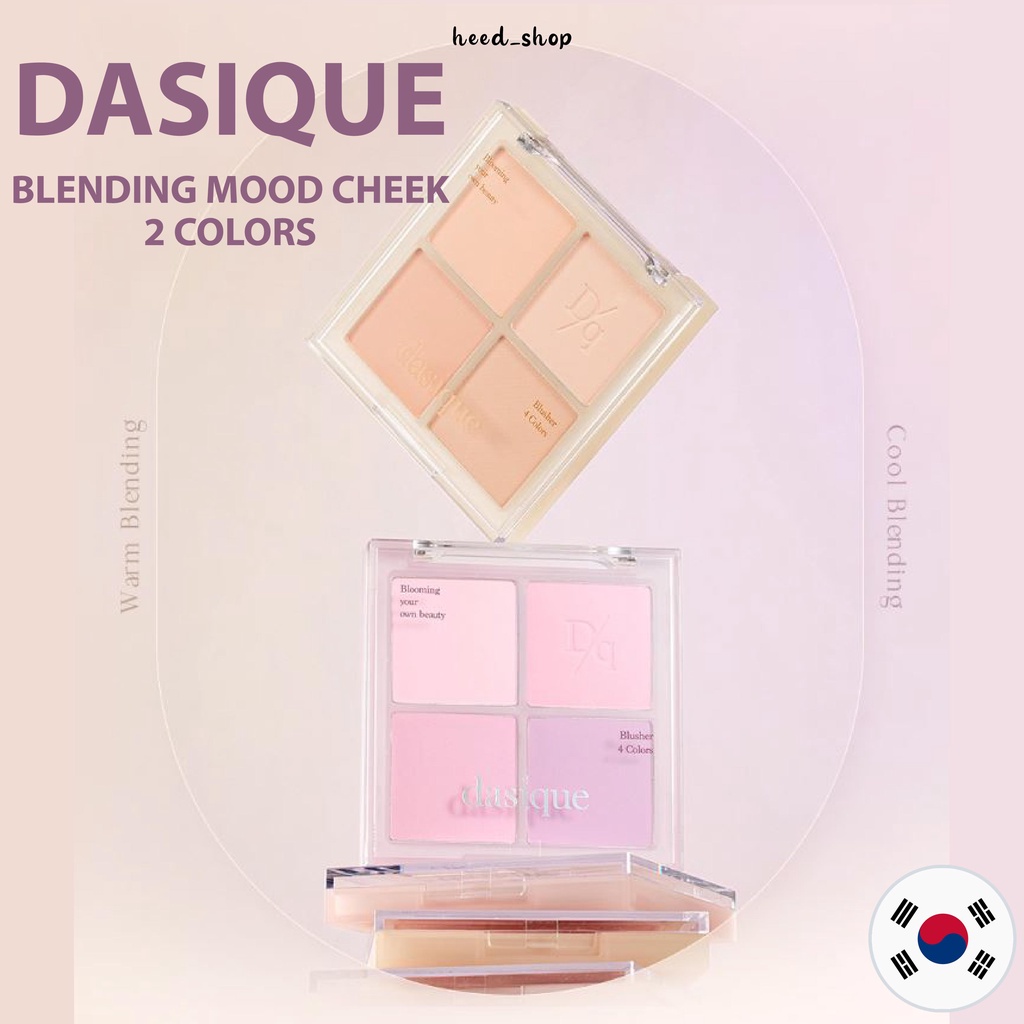 🇰🇷 [DASIQUE] Blending MOOD CHEEK – 2 COLORS (10.4g)