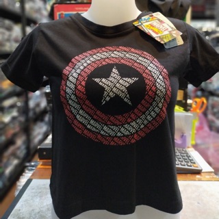 เสื้อยืดซุปเปอร์ฮีโร่  เสื้อครอป เอวลอย ลิขสิทธิ์แท้