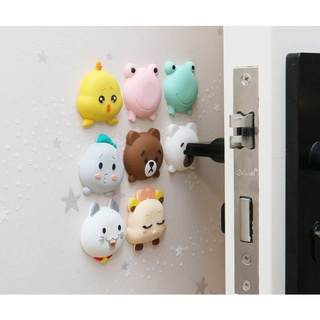 ซิลิโคนกันกระแทก ลายสัตว์น่ารัก ติดผนัง ไม่ต้องเจาะรู ติดแน่…