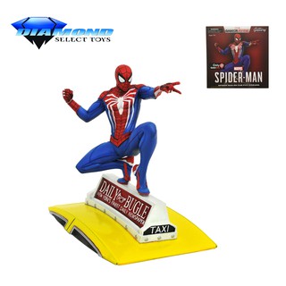 Diamond Select Toys  MARVEL GALLERY PS4 SPIDER-MAN ON TAXI STATUE