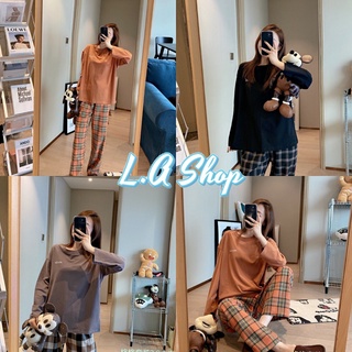 L.A Shop ​​พร้อมส่ง ชุดนอน เสื้อแขนยาว+กางเกงขายาว น่สรักสไตล์​เกาหลี​ ”DX-SY-8720​/8721” 07
