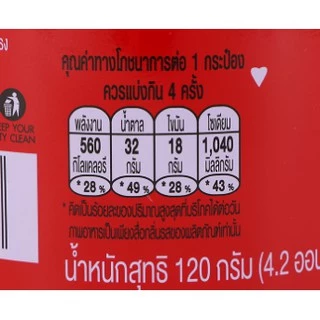 ปาร์ตี้ มันเทศผสมทอดกรอบเคลือบเนยคาราเมล 120กรัม กระป๋อง