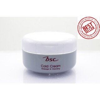 โคลด์ครีม ล้างเครื่องสำอาง บีเอสซี BSC MASSAGE CLEANSING COLD CREAM 65 กรัม