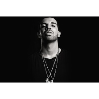 Drake โปสเตอร์ Poster วอลเปเปอร์ ตกแต่งผนัง วงดนตรี  Hiphop ฮิปฮอป
