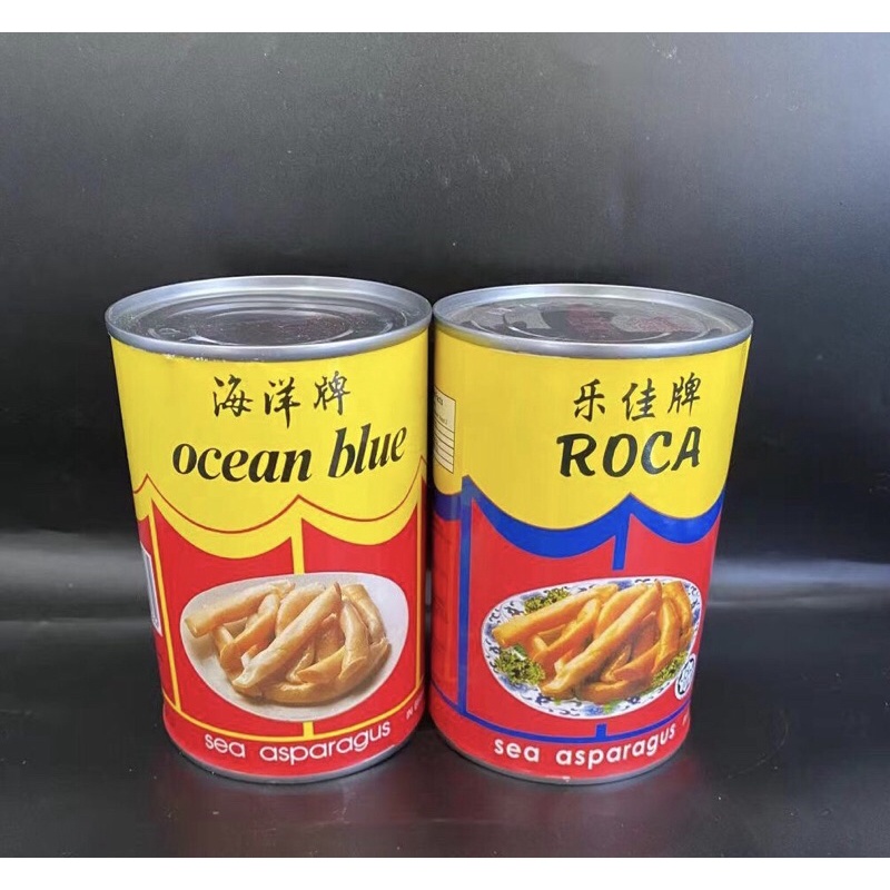 หน่อไม้ทะเลกระป๋อง ตรา roca & Ocean blue(鲍鱼条)ขนาด425g เกรดพรีเมี่ยม หน่อไม้ทะเล หอยทะเล หน่อไม้ทะเลตัวนี้จะเป็นหอยทะเล