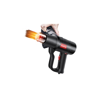 MrTool 【จัดส่งฟรี】 ปืนเป่าลมร้อน เครื่องเป่าลมร้อนHEAT GUN 2000Wใช้สำหรับฟิล์มหดบรรจุภัณฑ์ฟิล์มรถยนต์เพื่อดัดท่อพลาสติ